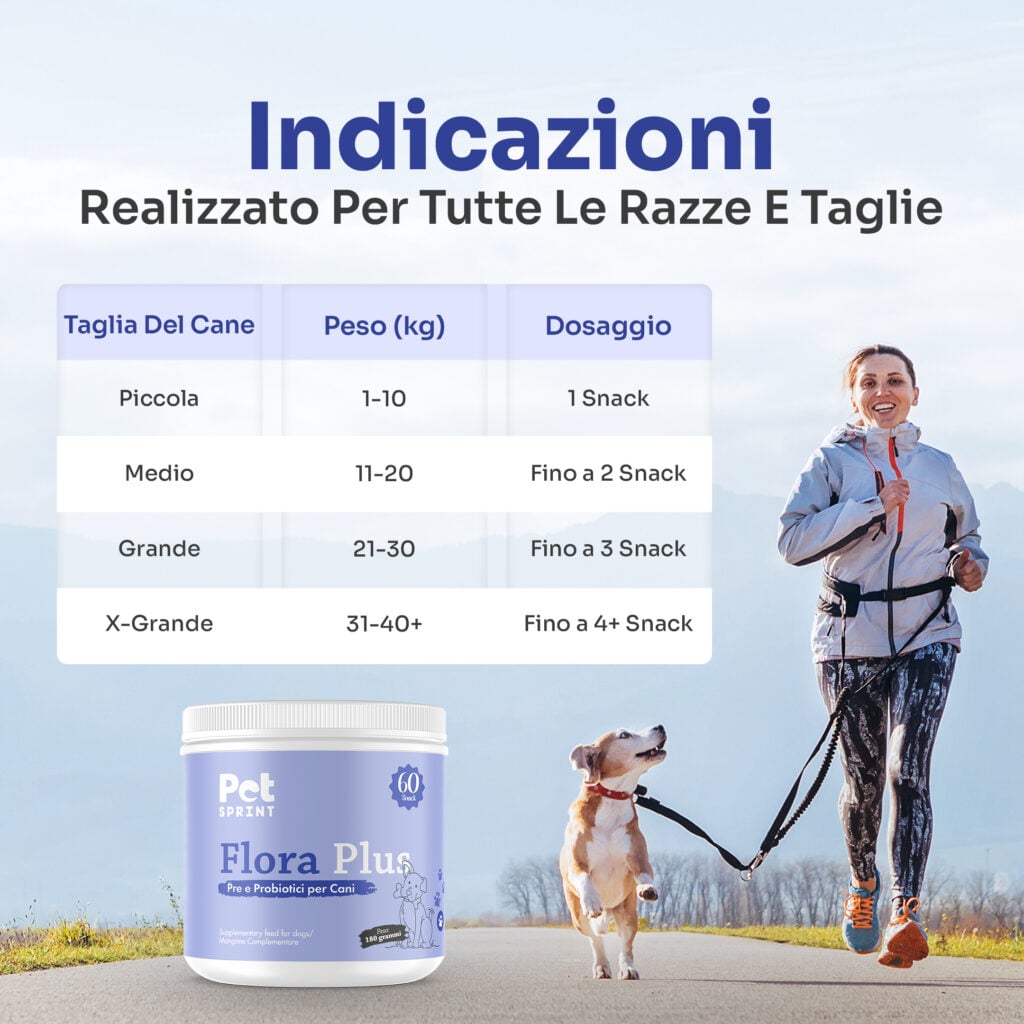 Indicazioni e dosaggio per taglia
